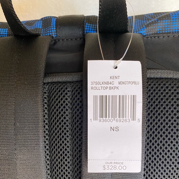 SOLD! NWT Michael Kors Kent Roll Top Mesh Backpack - Picture 13 of 15